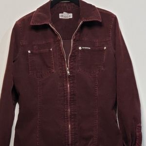 👻Purple corduroy jacket